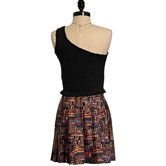 Vintage Tail Multi-Color Geometric Print Pleated Tennis Skirt - Size 10 - EUC - Picture 4 of 10